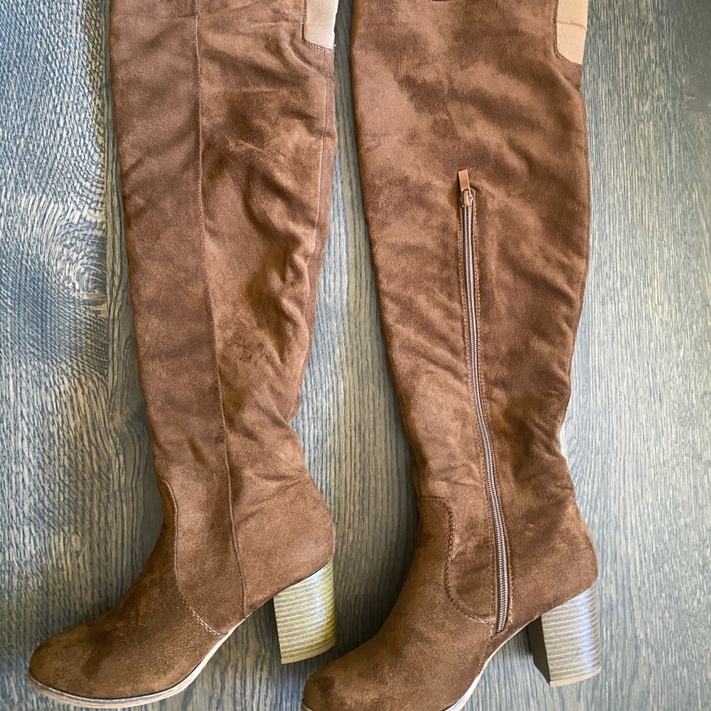 OTK dark boots